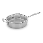 4 qt, Stainless Steel, Saute Pan With Lid