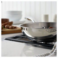 8.00 inch, Stainless Steel, Frying Pan