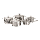 10 pc, 18/10 Stainless Steel, Cookware Set