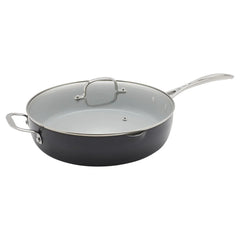 5 qt, Aluminum, Ceramic Nonstick Sauté Pan W/Lid