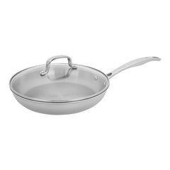 Frying Pan with Lid, 2 pc, Stainless Steel