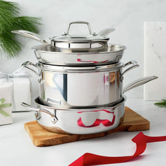 7 pc, Stainless Steel, Cookware Set