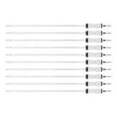 10 pc, Stainless Steel Barbecue Skewers Set