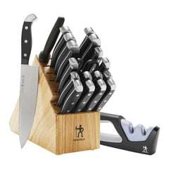 21 pc, Knife Block Set w/Bonus Sharpener