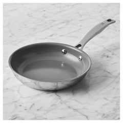 8.00 inch, Stainless Steel, Ceramic Nonstick Frying Pan