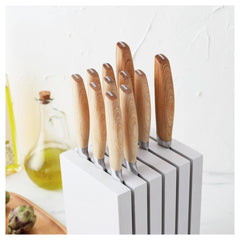 13 pc, Knife Block Set w/Vertical Magnetic Holder