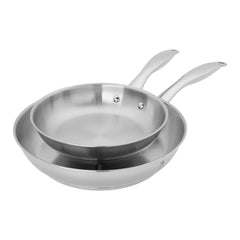 2 pc, Stainless Steel, Frying Pan Set