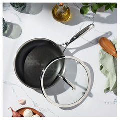 10.00 inch, Stainless Steel, Hybrid Nonstick Frying Pan With Lid