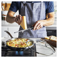 Frying Pan with Lid, 2 pc, Stainless Steel