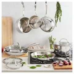 11 pc, Stainless Steel, Cookware Set