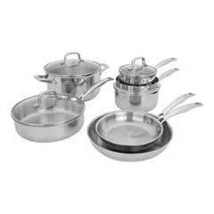 Cookware Set, 10-pc, Stainless Steel