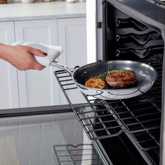 10.00 inch, Stainless Steel, Ceramic Hybrid Nonstick Frying Pan