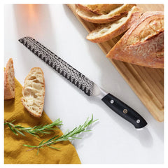 8.00 inch, Damascus Steel Bread Knife