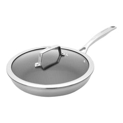 10.00 inch, Stainless Steel, Hybrid Nonstick Frying Pan With Lid