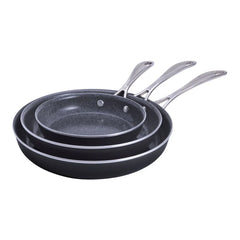 3 pc, Aluminum, Ceramic Nonstick Frying Pan Set