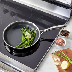 10.00 inch, Stainless Steel, Ceramic Hybrid Nonstick Frying Pan