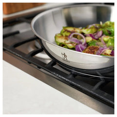 10.00 inch, Stainless Steel, Frying Pan