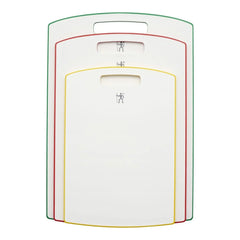 3 pc, Cutting Board Set, pure white