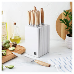 13 pc, Knife Block Set w/Vertical Magnetic Holder