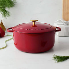7.5 qt, Round, Dutch Oven, Red
