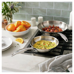2 pc, Stainless Steel, Frying Pan Set
