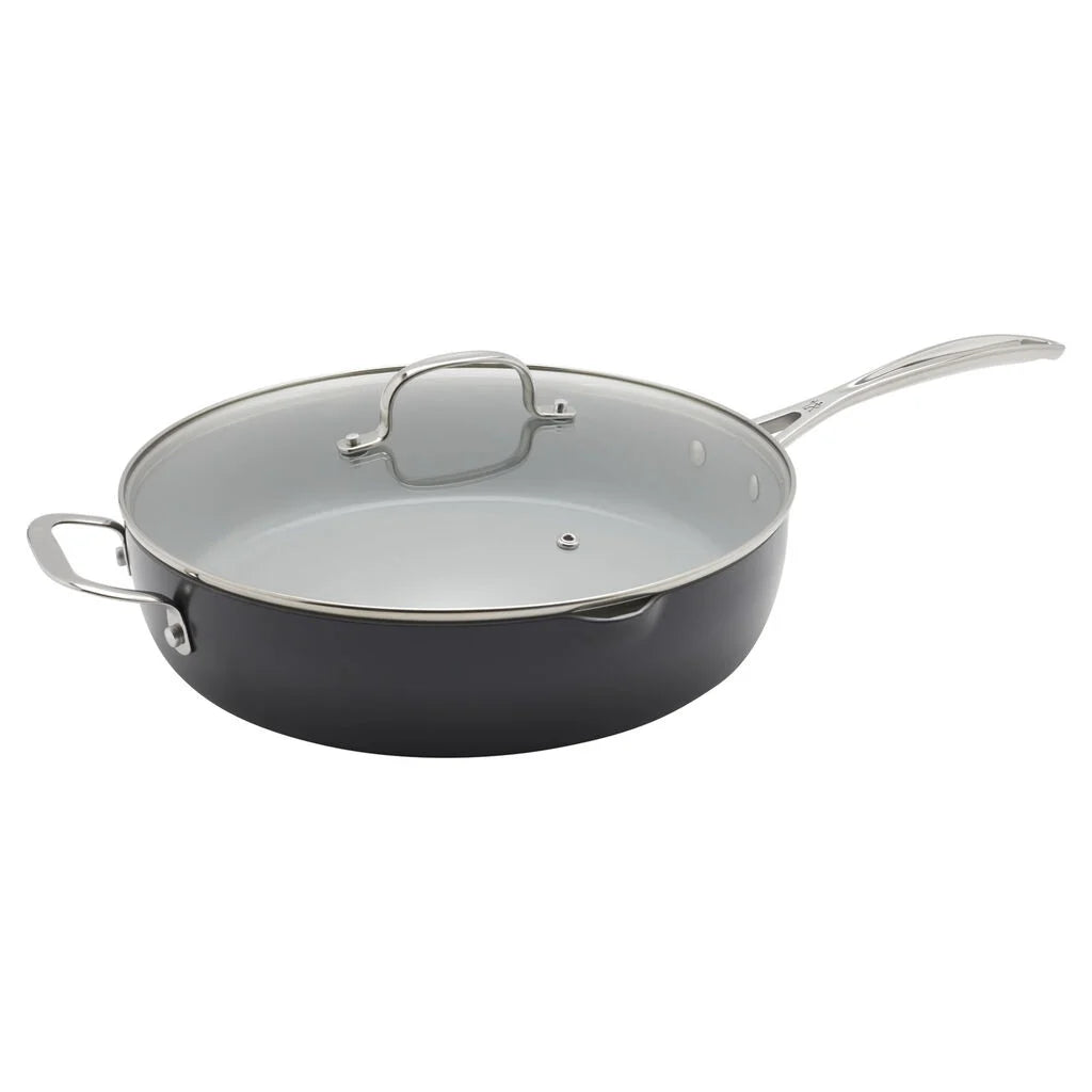 5 qt, Aluminum, Ceramic Nonstick Sauté Pan W/Lid