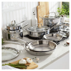 12 pc, Stainless Steel, Cookware Set