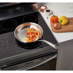 10.00 inch, Stainless Steel, Frying Pan