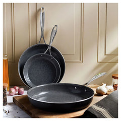 3 pc, Aluminum, Ceramic Nonstick Frying Pan Set