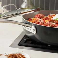 5 qt, Aluminum, Ceramic Nonstick Sauté Pan W/Lid
