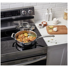 4 qt, Stainless Steel, Saute Pan With Lid
