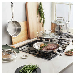 7 pc, Stainless Steel, Cookware Set