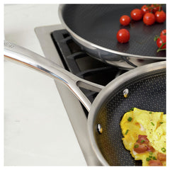 2 pc, Stainless Steel, Hybrid Nonstick Frying Pan Set