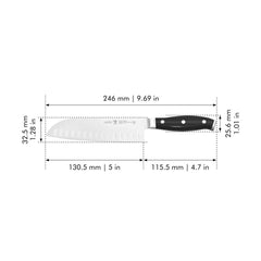 5.00 inch, Santoku Knife