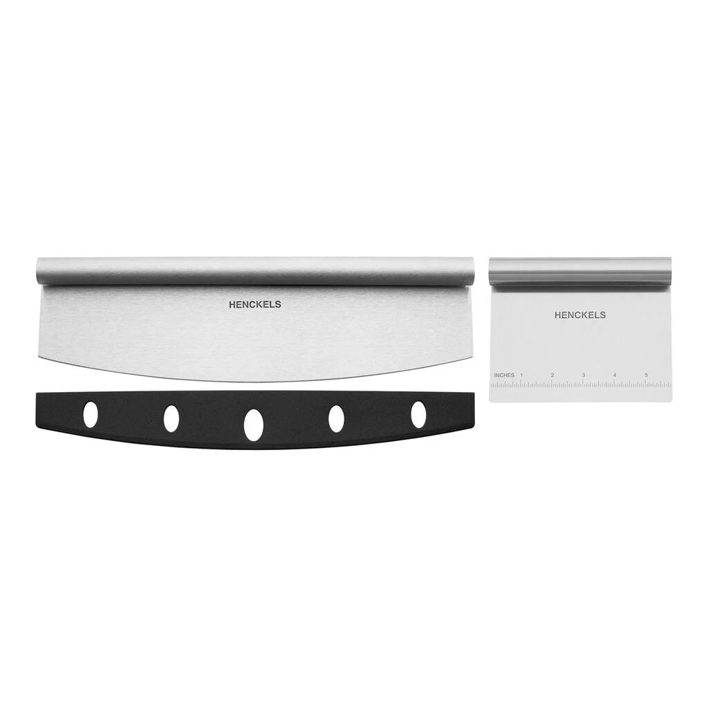 2 pc, Stainless Steel, Pizza Prep And Cut Set