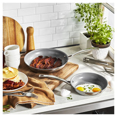 10 pc, Stainless Steel, Ceramic Nonstick Cookware Set