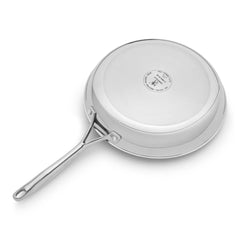 12.00 inch, Stainless Steel, Frying Pan With Lid