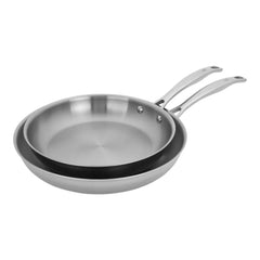 Frying Pan Set, 2 pc, Stainless Steel