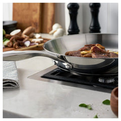 12.00 inch, Stainless Steel, Frying Pan