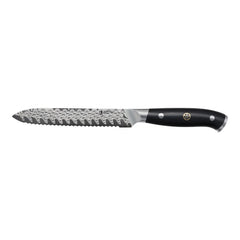 5.00 inch, Damascus Steel Serrated Utility Knife